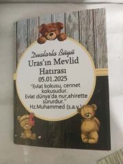 Ayıcık Bebek Mevlidi Set 20 Kişilik