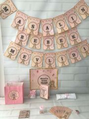 Ayıcık 2 Bebek Mevlidi Set 20 Kişilik
