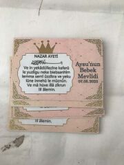 Prenses Bebek Mevlidi Set 20 Kişilik