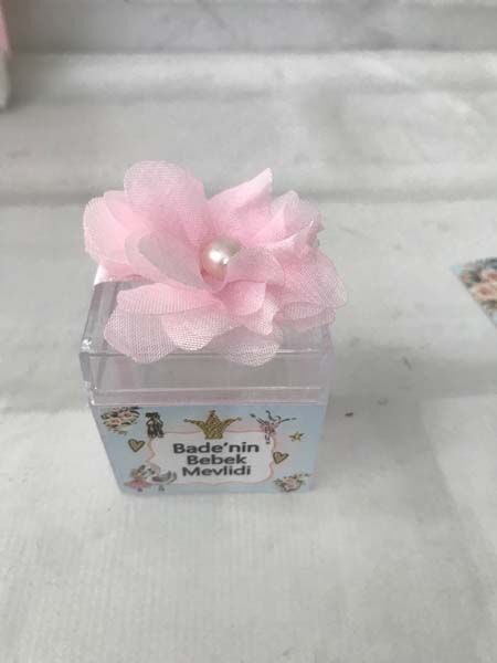 Balerin Bebek Mevlidi Lokum Mika Kutu 1 Adet