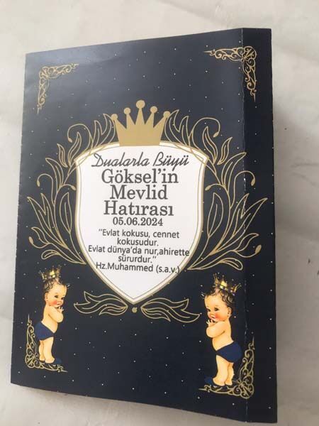 Prens Bebek Mevlidi Cüz 1 Adet