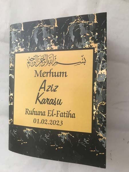 Vefat Mevlidi Cüz 1 Adet