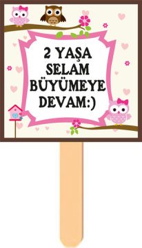 Baykuş Temalı Konuşma Balonu 11
