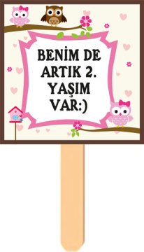 Baykuş Temalı Konuşma Balonu 12