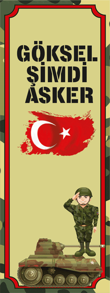 Asker Uğurlama Kitap Ayracı 6 Adet