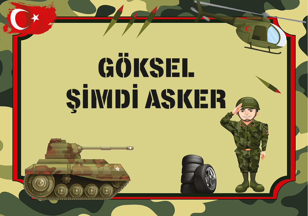 Asker Uğurlama Afiş
