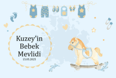 Atlı Karınca Bebek Mevlidi Afiş