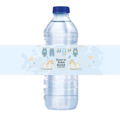 Atlı Karınca Bebek Mevlidi Su Şişe Sargısı 6 Adet