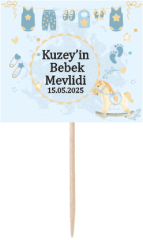 Atlı Karınca Bebek Mevlidi Küçük Kürdan Süs 6 Adet