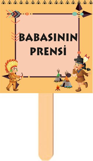 Kızılderili Temalı Konuşma Balonu 2