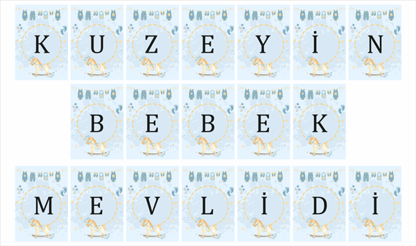 Atlı Karınca Bebek Mevlidi Banner