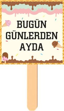 Dondurma Temalı Konuşma Balonu 8