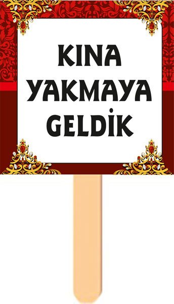 Kına Gecesi El Pankartı 3