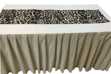 Leopar Desenli Vizkon Kumaş Ranner