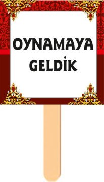 Kına Gecesi El Pankartı 10