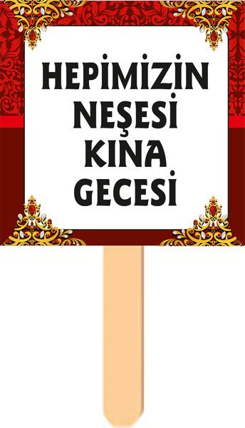 Kına Gecesi El Pankartı 12