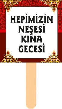 Kına Gecesi El Pankartı 12
