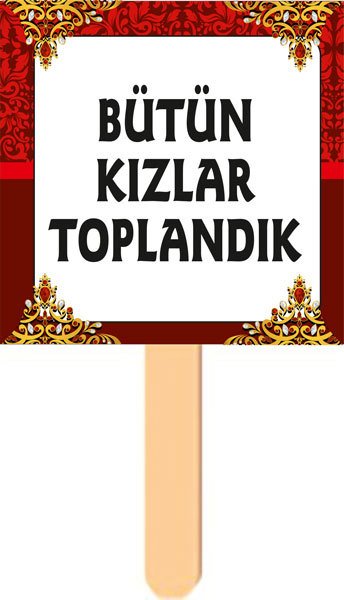 Kına Gecesi El Pankartı 14