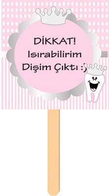 Diş Buğdayı Kız Konuşma Balonu 3