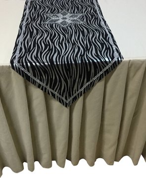 Saten Zebra Desenli Ranner