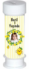 Limon Temalı Kişiye Özel Köpük 6 Adet