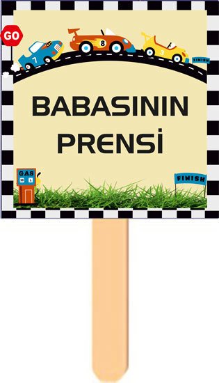 Ralli Yarışı Temalı Konuşma Balonu 6