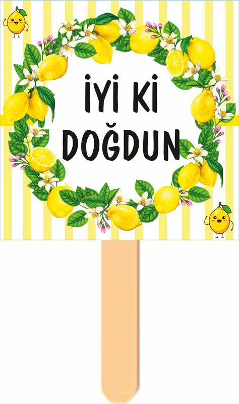 Limon Temalı Konuşma Balonu 8