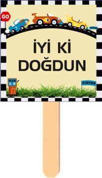 Ralli Yarışı Temalı Konuşma Balonu 11
