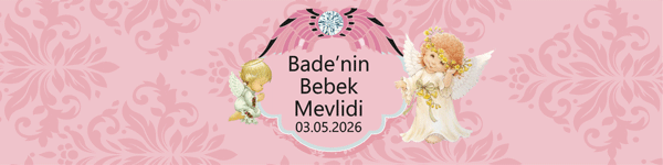 Melek Bebek Mevlidi Peçete Sargısı 6 Adet