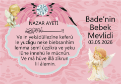 Melek Bebek Mevlidi Magnet 6 Adet