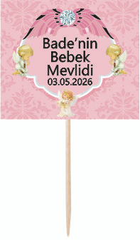 Melek Bebek Mevlidi Küçük Kürdan Süs