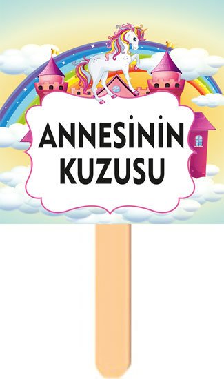 Unicorn Temalı Konuşma Balonu 2