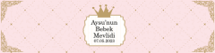 Prenses Bebek Mevlidi Peçete Sargısı 6 Adet