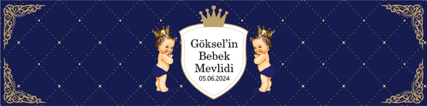 Prens Bebek Mevlidi Peçete Sargısı 6 Adet