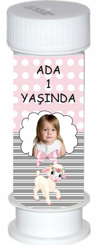 Kuzu 2 Temalı Kişiye Özel Köpük 6 Adet