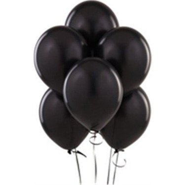 Siyah Balon 10 Adet