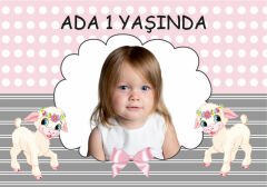 Kuzu 2 Temalı Kişiye Özel Magnet 10 Adet