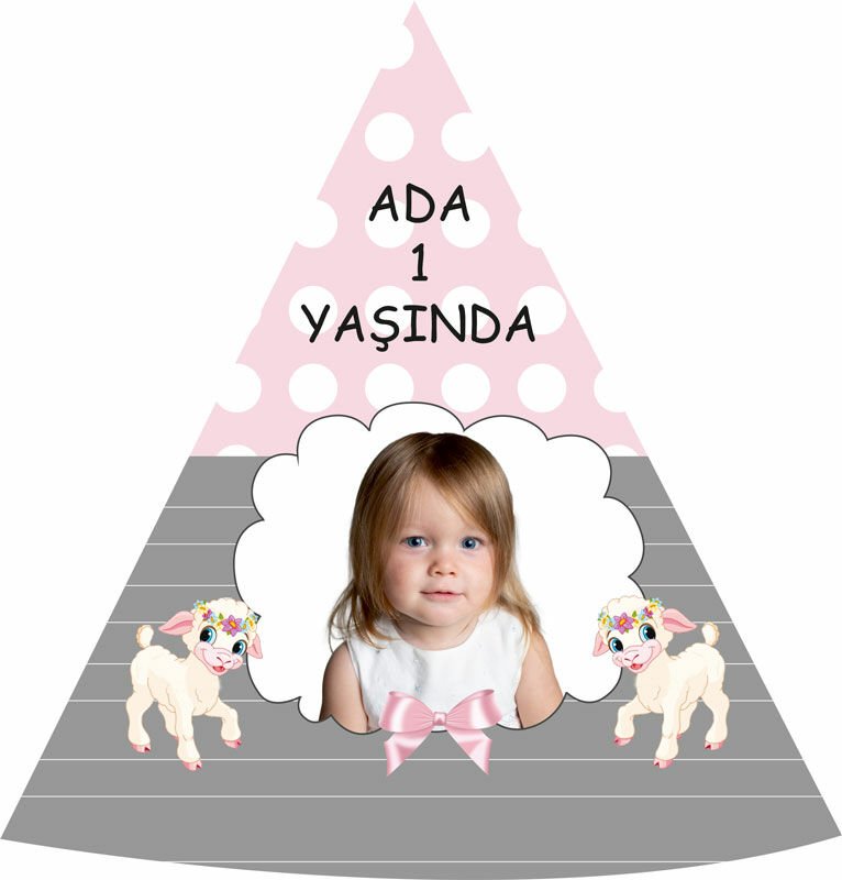 Kuzu 2 Temalı Kişiye Özel Şapka 6 Adet