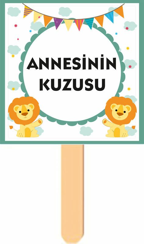 Aslan Temalı Konuşma Balonu 6