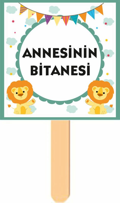 Aslan Temalı Konuşma Balonu 7