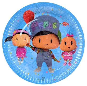 Pepee Temalı Tabak 8 Adet