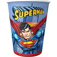 Superman Temalı Bardak 8 Adet