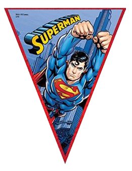 Superman Temalı Bayrak
