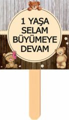 Ayıcık 2 Temalı Kişiye Özel Konuşma Balonu 10