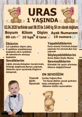 Ayıcık 2 Temalı Kişiye Özel Anı Magneti 1 Adet