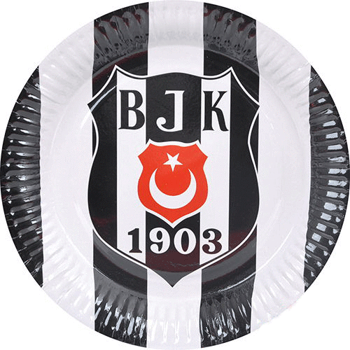 Beşiktaş Temalı Tabak 8 Adet