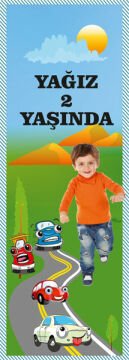 Vos Vos Temalı Kişiye Özel Kitap Ayracı 6 Adet
