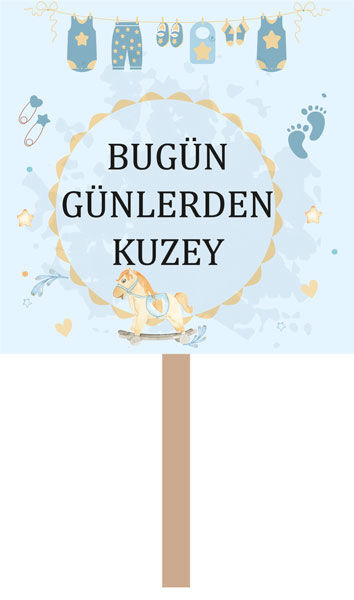 Atlı Karınca Doğum Günü El Pankartı