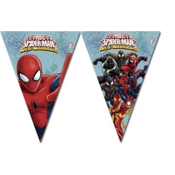 Spiderman Temalı Bayrak