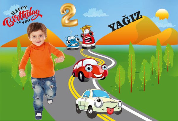 Vos Vos Temalı Kişiye Özel Magnet 10 Adet